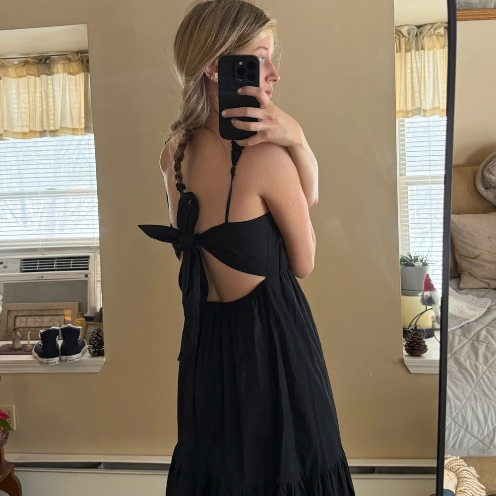 Abercrombie Black Maxi Dress